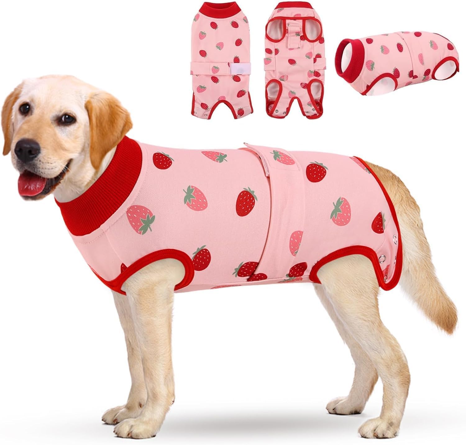 KOESON Lightweight & Soft Surgery Recovery Suit for Large Dogs Female Male