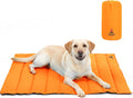 Waterproof Outdoor Dog Bed, Foldable Travel Camping Dog Mat with Carry Bag