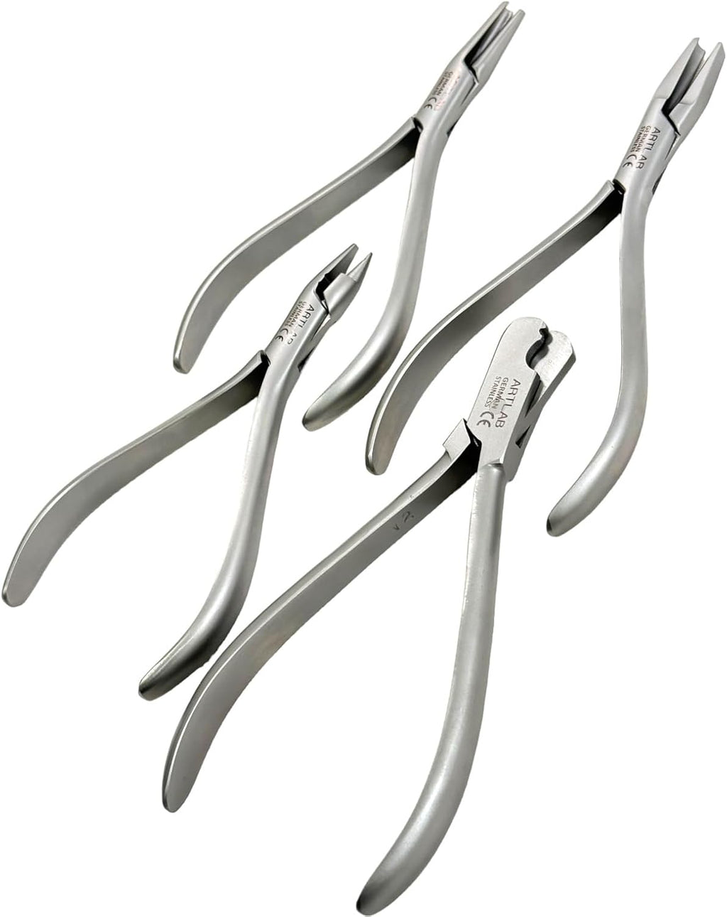 Metal Forming Kit of 4 Pliers | Wire Bending, for Forming Loops, Curves, Rings, Angles, and More. Hobby Wires, Jewelry Wire Bending Tools | Made of German Stainless Steel