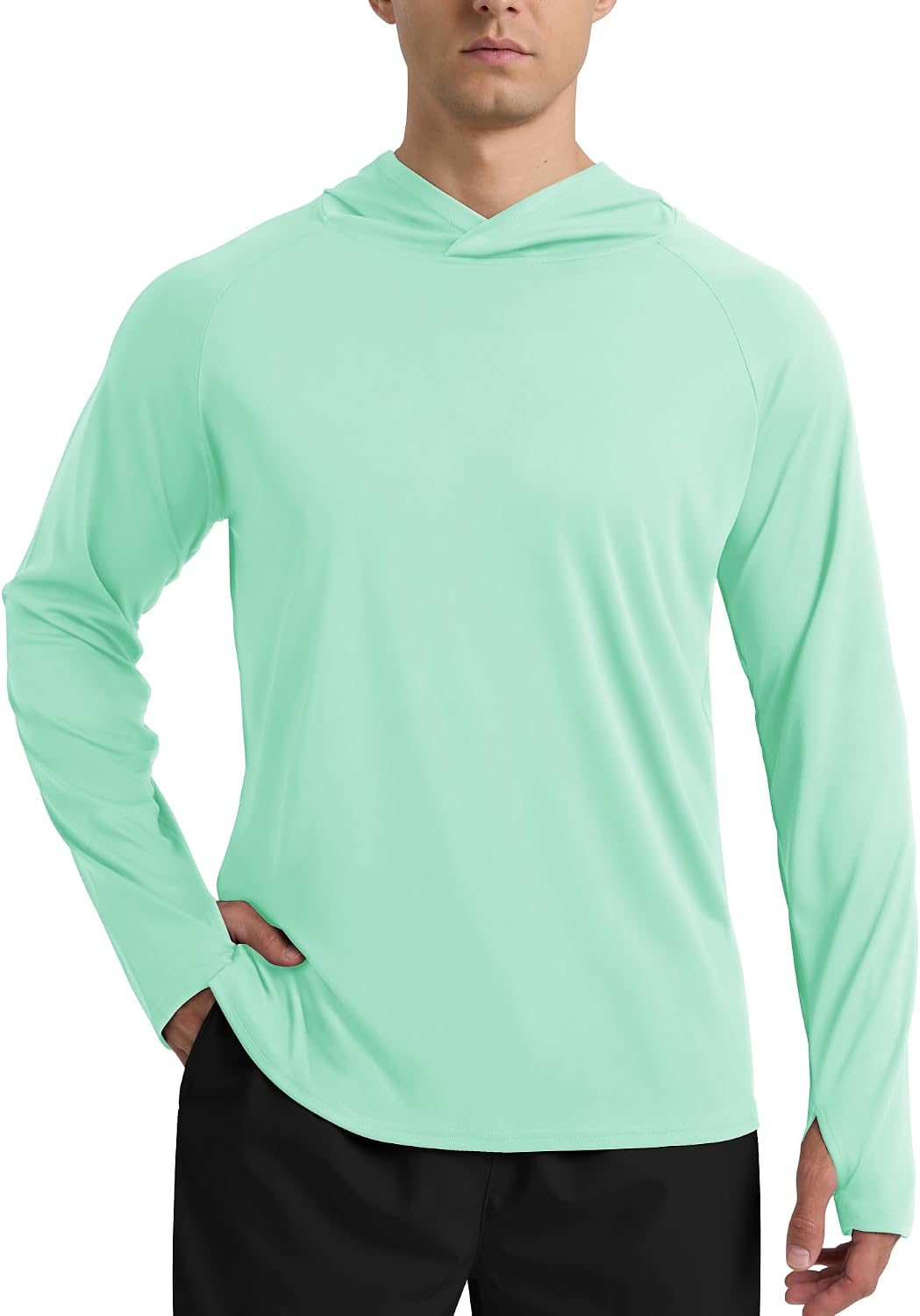 UPF 50+ Fishing Shirts for Men - Long Sleeve UV Sun Protection Hoodie