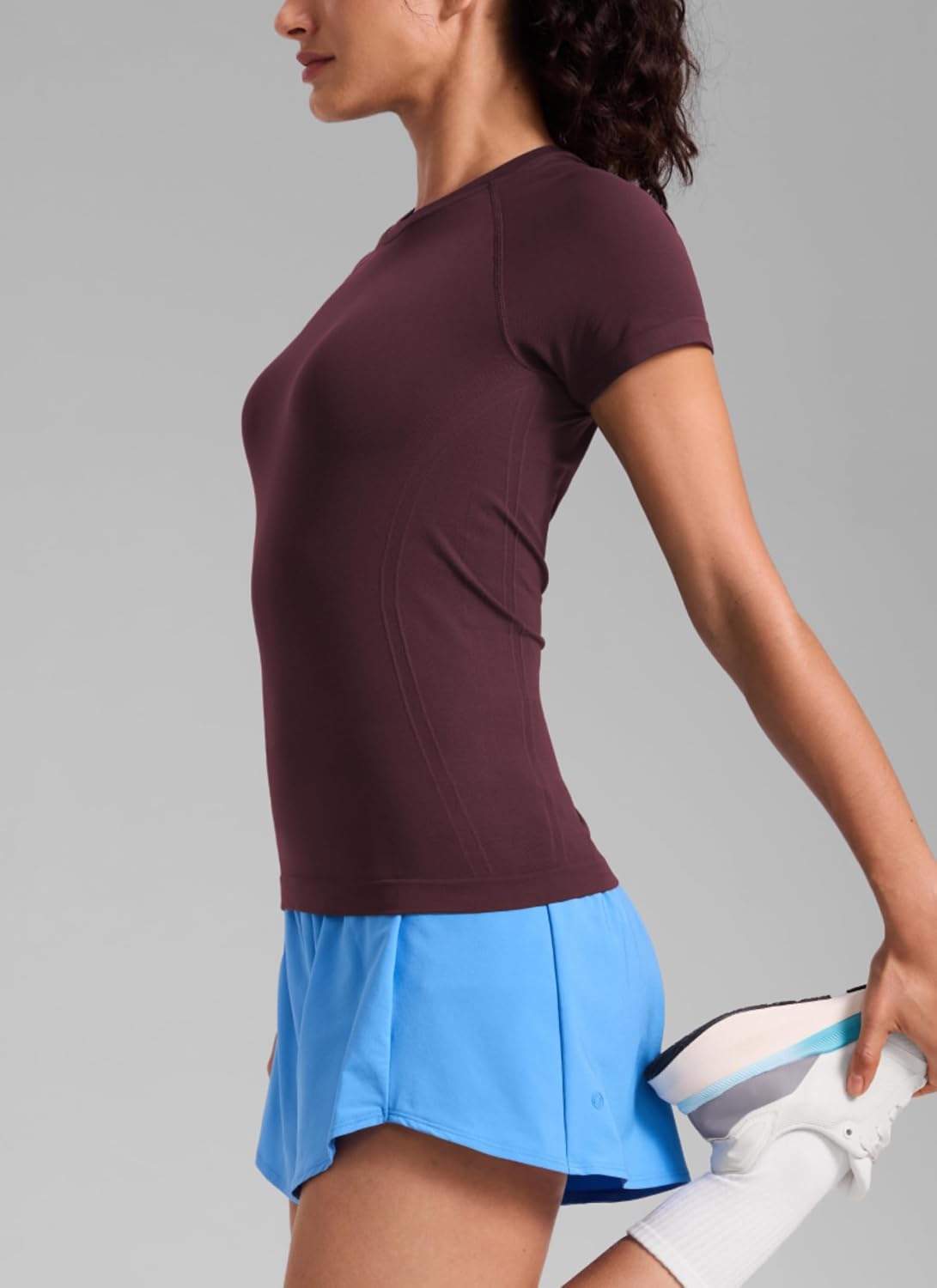 CRZ YOGA Seamless T-Shirt Hip Length