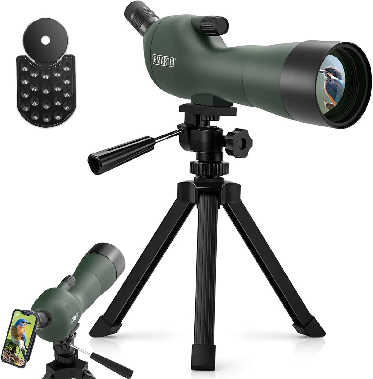 20-60x60 Angled Spotting Scopes for Target Shooting/Hunting/Birding