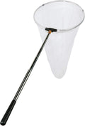 RESTCLOUD Insect and Butterfly Net with 12" Ring, 24" Net Depth, Handle Extends to 59 Inches