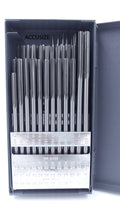 Accusize Industrial Tools 60 Pcs No.1 to No.60 Hss Ansi Chucking Reamer Set in Huot USA Index Metal Box, 5500-Sk00