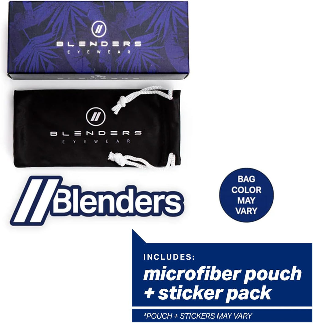 Blenders Eyewear North Park – Polarized Sunglasses – Classic Shape, Mixed Metal Frame – 100% UV Protection – For Men & Women