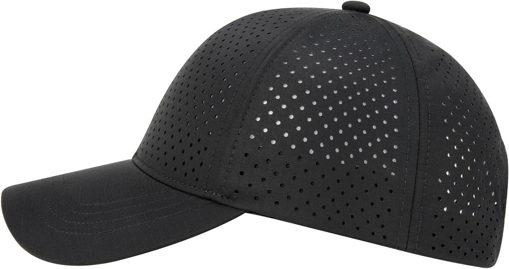 FEINION Men Laser Mesh Breathable Snapback Baseball Cap