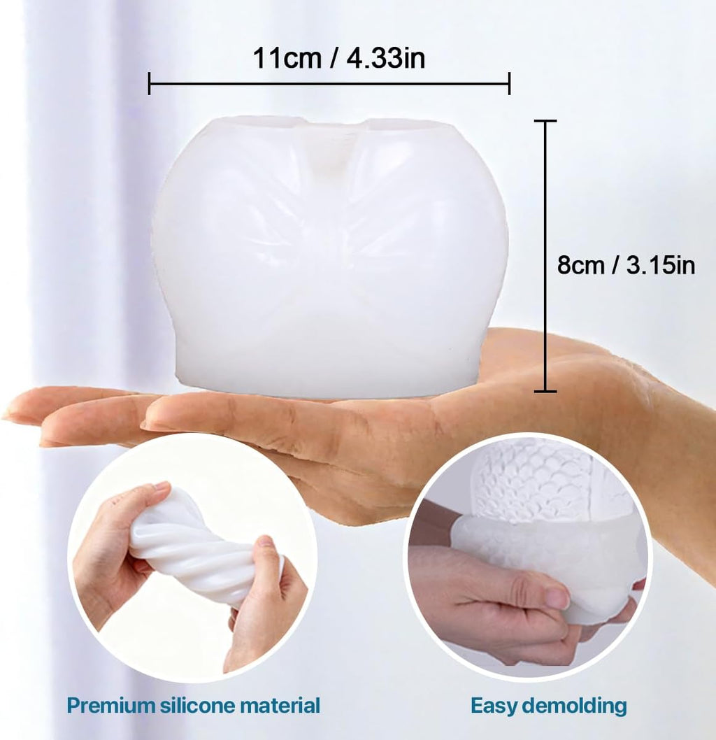 Bow Silicone Mold for Resin Crafts, Planters and Organizers