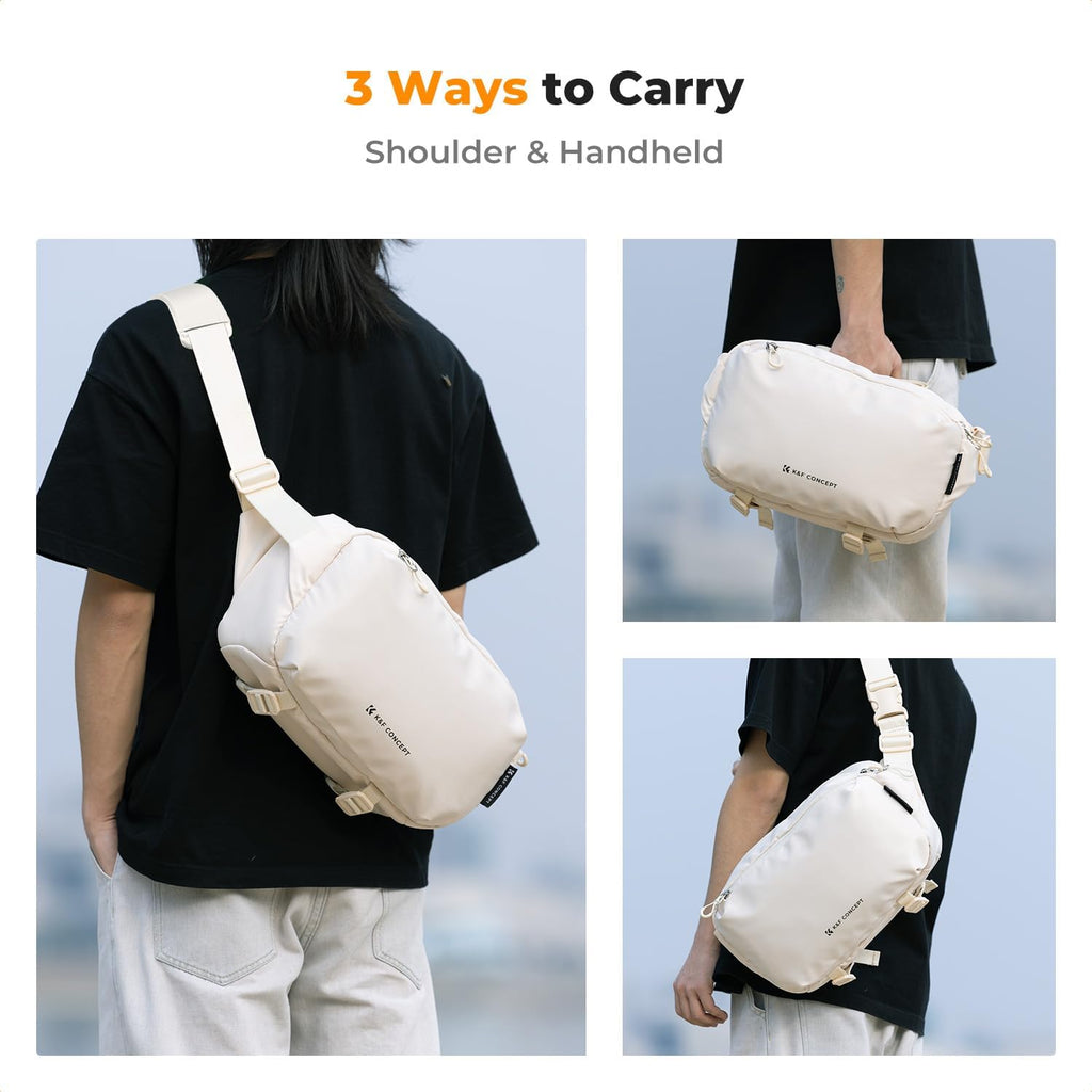 K&F CONCEPT 2 in 1 Camera Sling Bag, Everyday Shoulder Bag