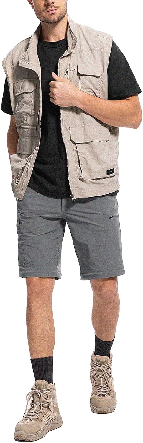Moosehill Men's Hiking Pants: Convertible Quick-Dry