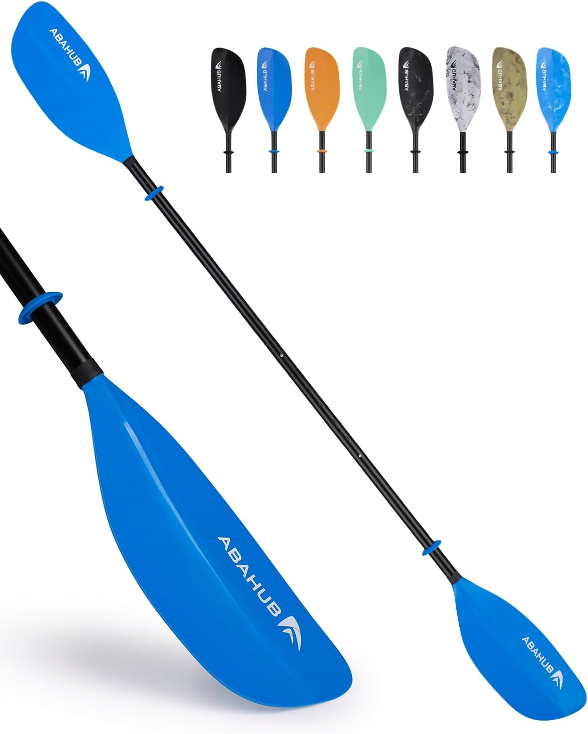 Abahub 210-230cm/230-250cm Adjustable Kayak Paddle for Kayak,Boating