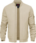 TBMPOY Men's Lightweight Jackets Casual Dress Golf Bomber Windbreaker Fall