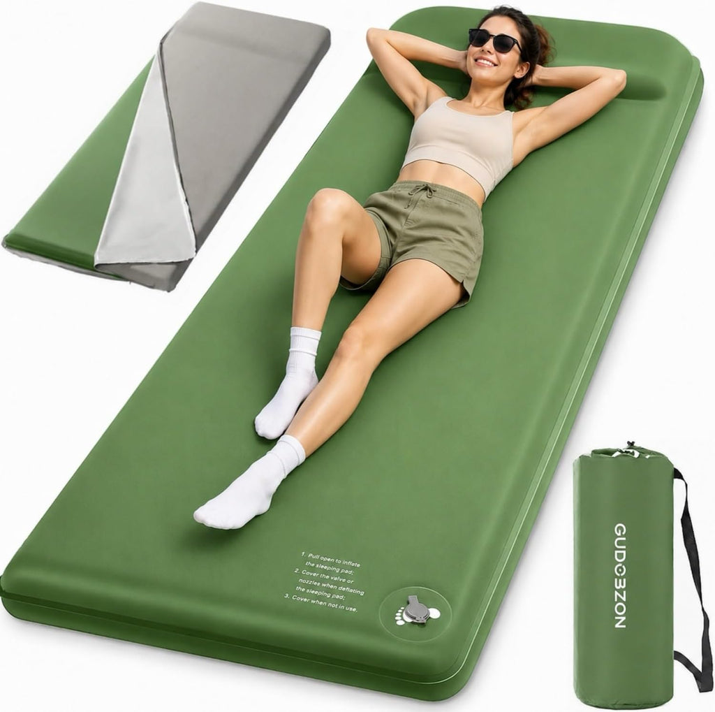 Self-Inflating Sleeping Pad, Memory Foam Camping Mattress pad, Sleeping Mat