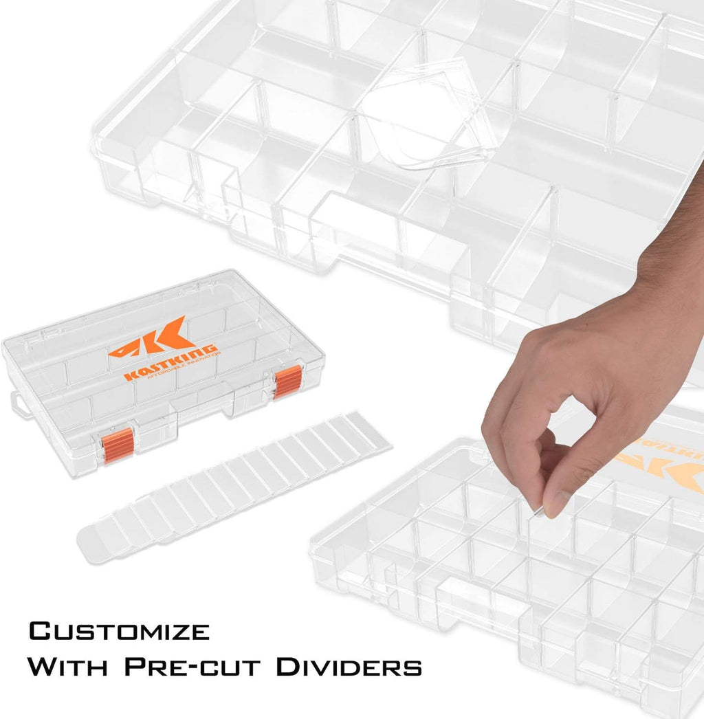 KastKing Utility Tackle Boxes, 3600 and 3700 Fishing Tackle Trays