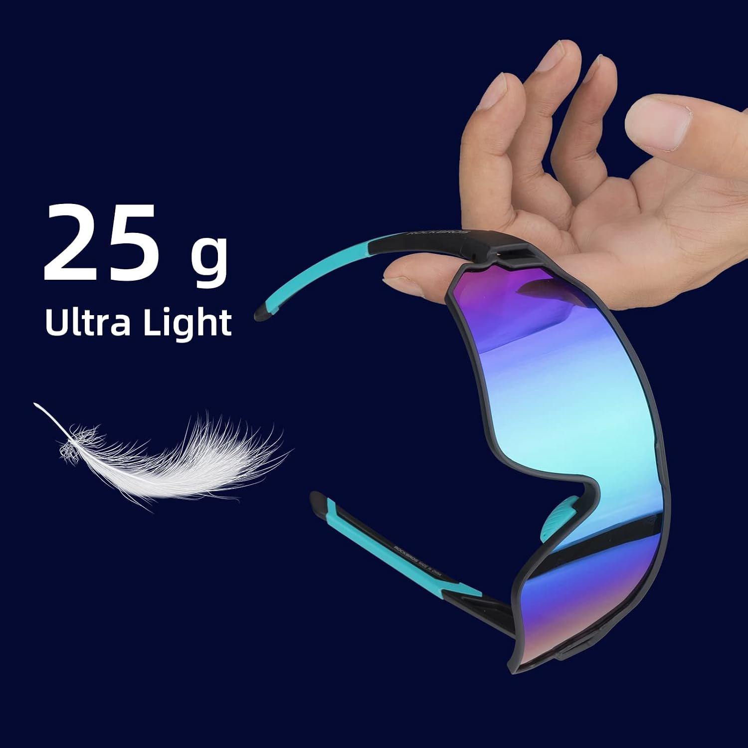ROCKBROS Polarized Sports Sunglasses Anti-Glare HD Cycling Sun Glasses