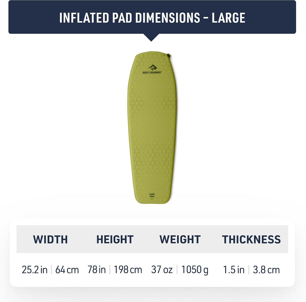 Sea to Summit Camp Plus SI Sleeping Mat, Tapered/Large