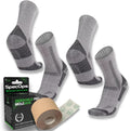 SpecOps Biosciences Thin Moleskin + 2 Pairs Merino Wool Blend Socks