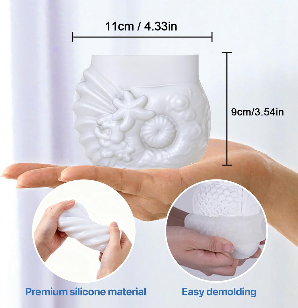Conch Starfish Resin Mold, Silicone Mold for Epoxy, Plaster and Concrete