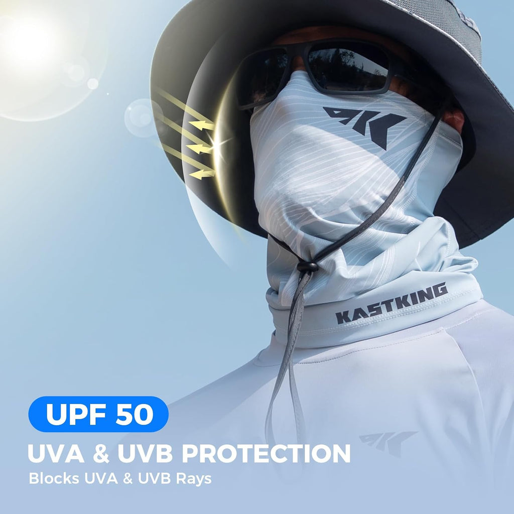KastKing Ultimate Angler UPF50+ Neck Gaiter, Men & Women