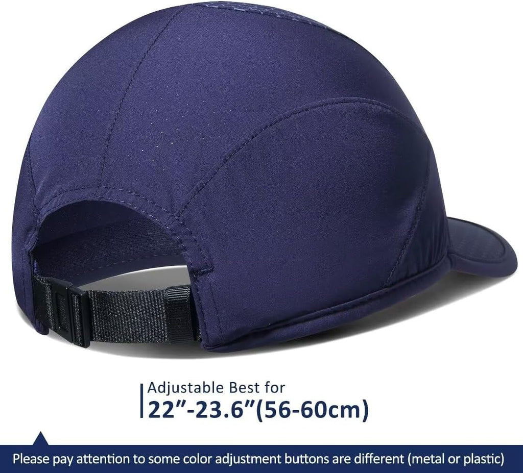GADIEMKENSD Stretch Running Hat with Soft Brim, Quick Dry, Unstructured, Unisex-Adult