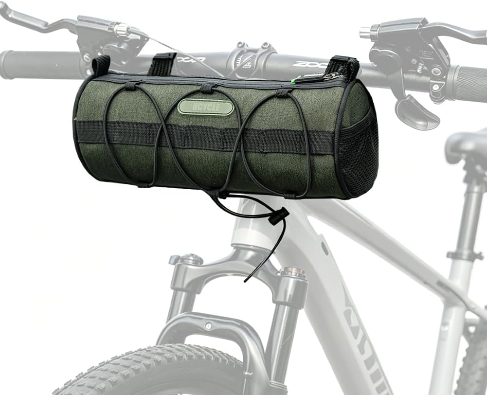 Bike Handlebar Bag Top Tube Bicycle Scooter Front Pouch with Shoulder Strap