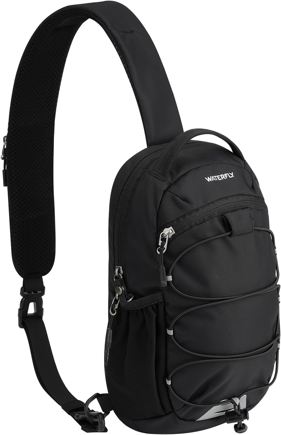 WATERFLY RFID Anti Theft Sling Bag: Small Crossbody Travel Hiking Daypacks