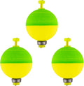 Dr.Fish 10 Pack Weighted Fishing Bobbers Snap-on Spring Floats EVA Foam Push Button Clip on Floats Fly Fishing Trout Bass Crappie Catfish