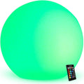 Mr.Go 20-inch Rechargeable LED Ball Light,16 RGB Color Changing Glowing Orb
