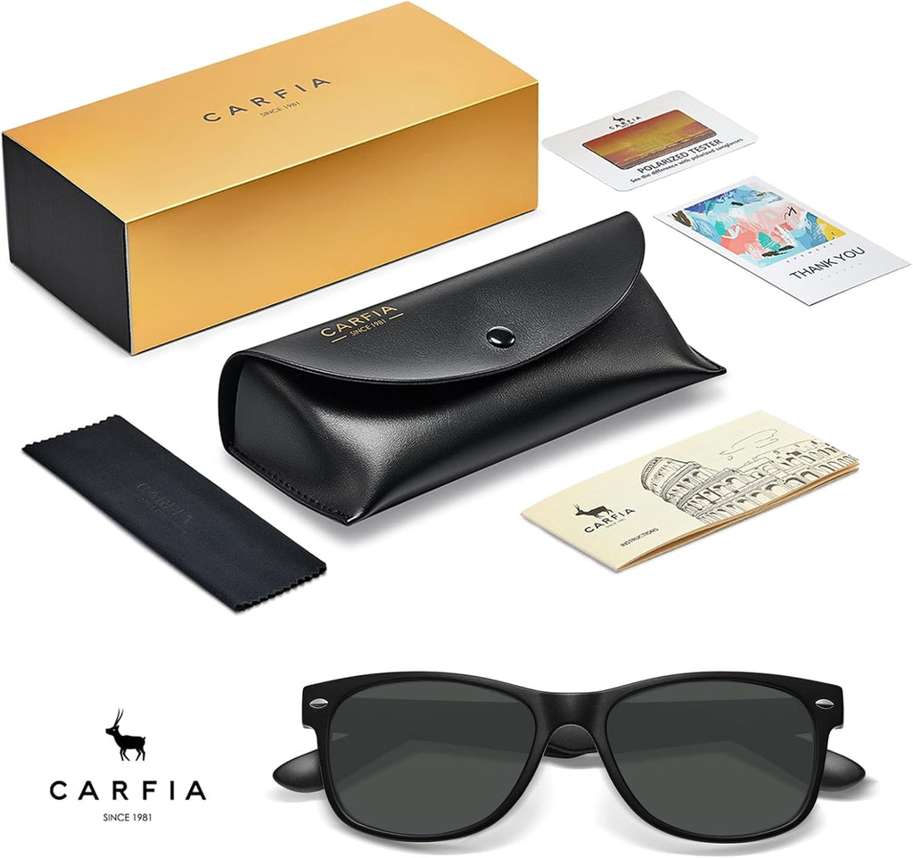CARFIA Polarized Sunglasses Men Womens UV Protection,TR90 Lightweight Frame Sports Life Style Outdoor Running Sun Glasses