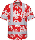 High Visibility Hawaiian Shirt for Men Tropical Shirts Custom Name Floral Outfit Reflective Safety Workwear