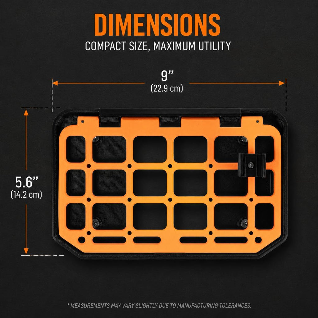 MOLLE Folding Table for Vehicle - Powerful Magnetic Mount (A)