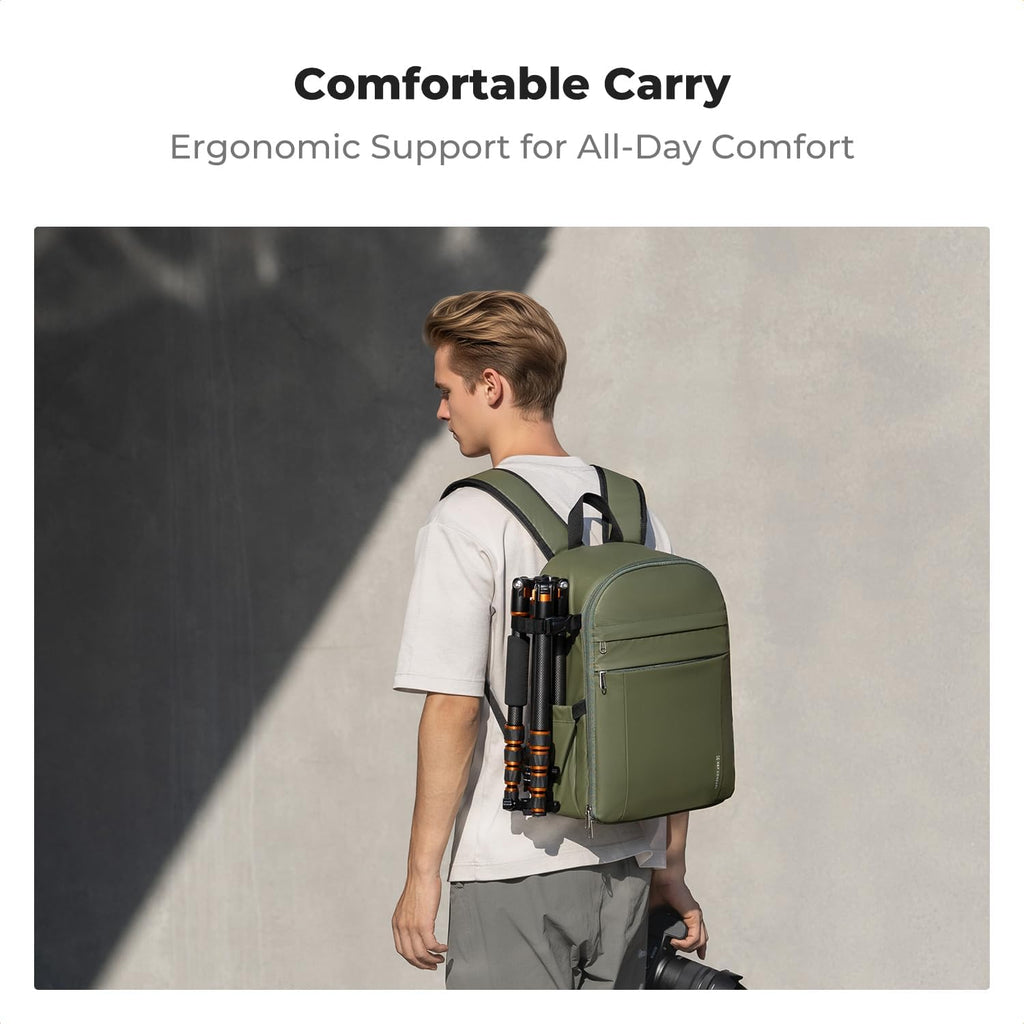 K&F CONCEPT Camera Backpack, DSLR/SLR/Mirrorless Photography Camera Bag