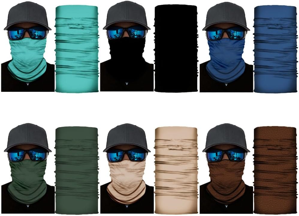 Neck Gaiter Mask,UV Protection Bandana Gator Face Cover Covering Mask,Tube Scarf,Neck Warmer Balaclava,Headband