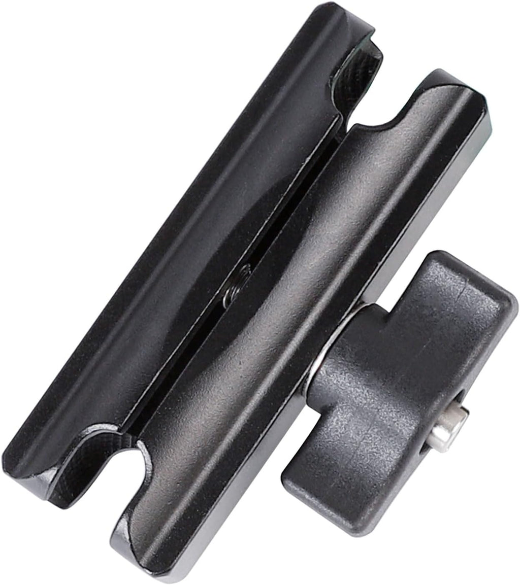 Double Socket Arm Aluminum Alloy Long Arm Full Length 5.9",Compatible with RAM Mounts and Motorcycle/Bike/Car Cellphone Holder with 1 Inch Ball