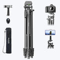71″ Camera Tripod Aluminum Tall Tripod Stand for Canon Nikon Phone