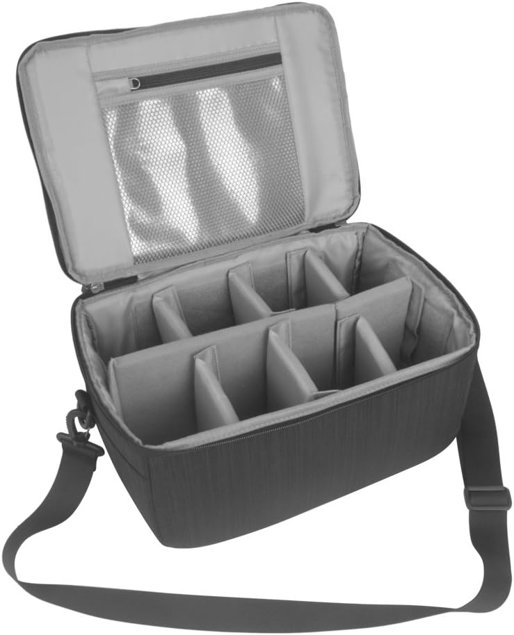 Koolertron Dslr Camera Insert Bag Purse Universal Liner Lens Pouch Partition Protective Cover Waterproof Sleeve for Cannon/Nikon/Sony (Black)