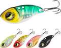 TRUSCEND Vibespinner Easy Catch Fishing Lures with BKK Hooks, Dual-Blade Spinner Baits with Double Water Disturbance and Reflective for More Bites, Blade Bait & Spoon Lure for Bass Trout Crappie Pike