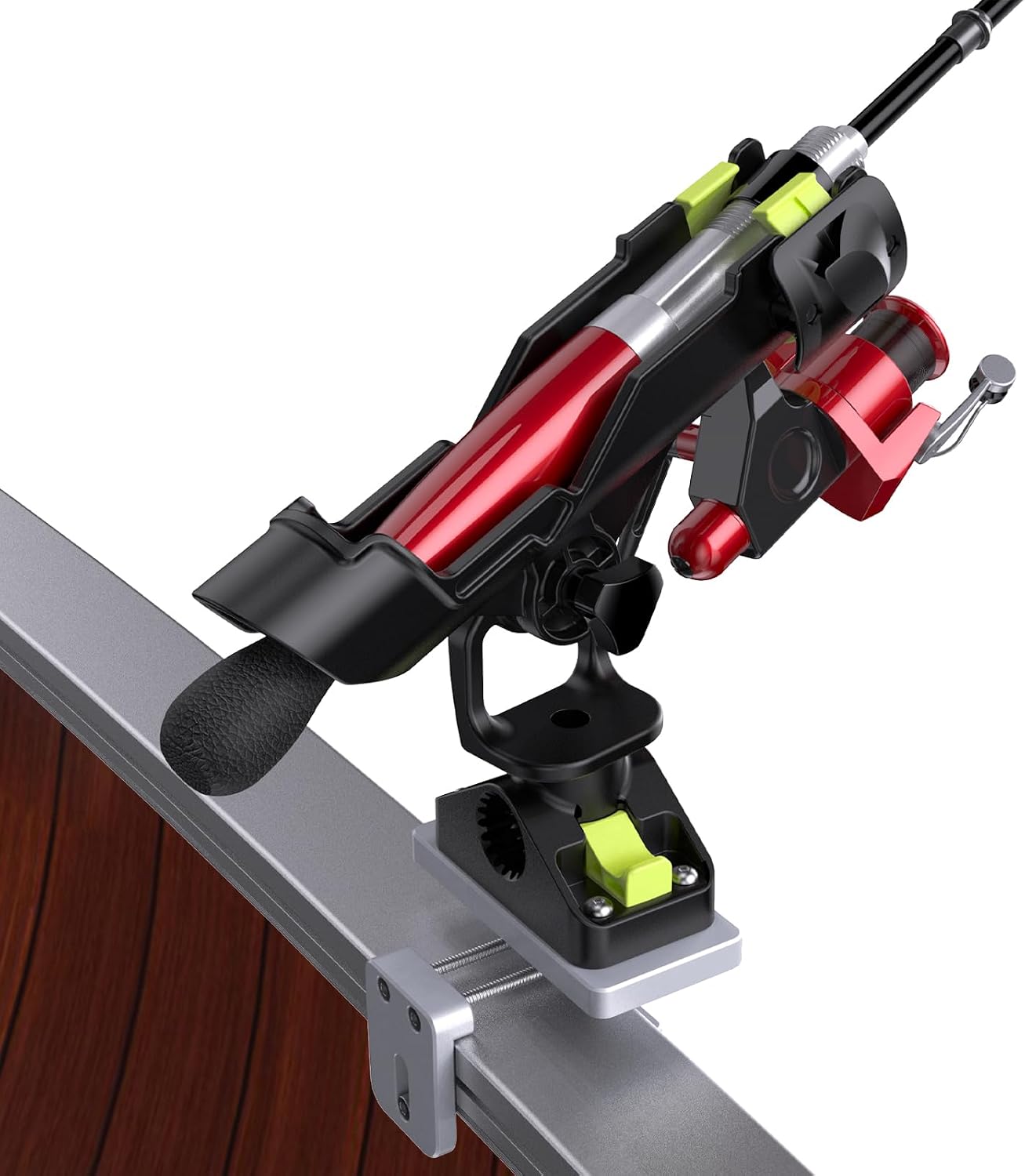 Combo Mount Fishing Rod Holders - 360 Degree Adjustable Boat Rod Rack