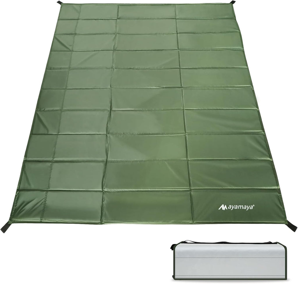 Foam Sleeping Pad for Camping - AYAMAYA Foldable Camping Mattress for 1/2/3/4/5/6 Person, Extra Thick Waterproof Tent Footprint Inner Camping Mat for Outdoor Backpacking Hiking Picnic Camping