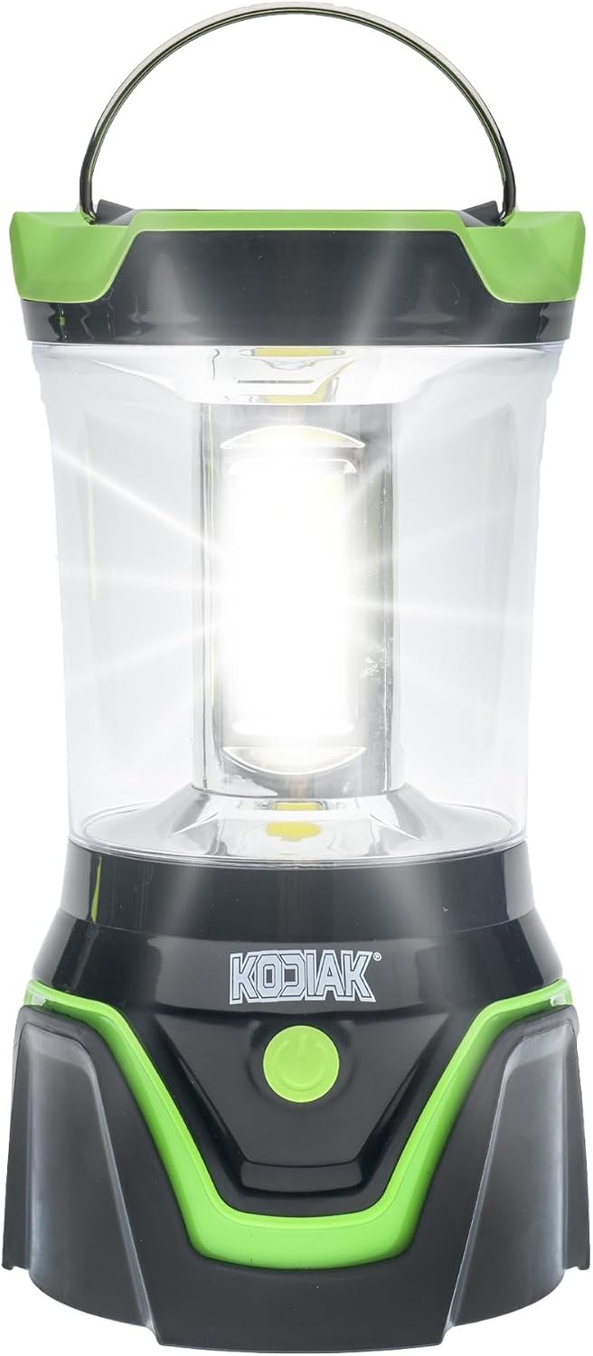 Kodiak All Ultra Bright LED Lantern for Power Outages - Battery Powered Camping Lantern, Portable and Durable Emergency LED for Outdoor Adventures
