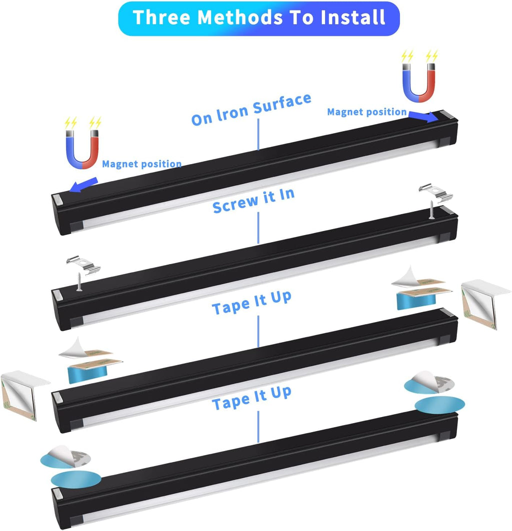 UV Black Light Bar 1ft LED Blacklight Strip Lights for Fluorescent Tapestry