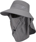 Sun Hat for Men Women with Neck Flap,UPF 50+ UV Protection Fishing Hat
