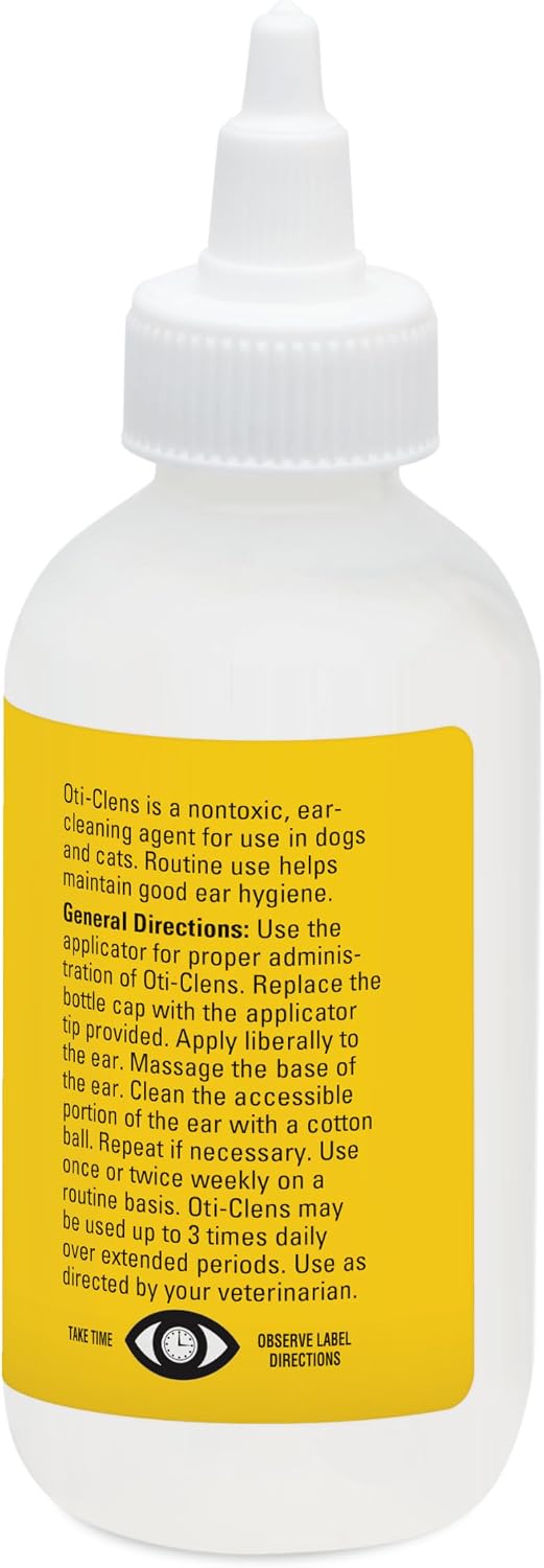 Oti-Clens Ear Cleansing Solution for Dogs & Cats, 4 oz
