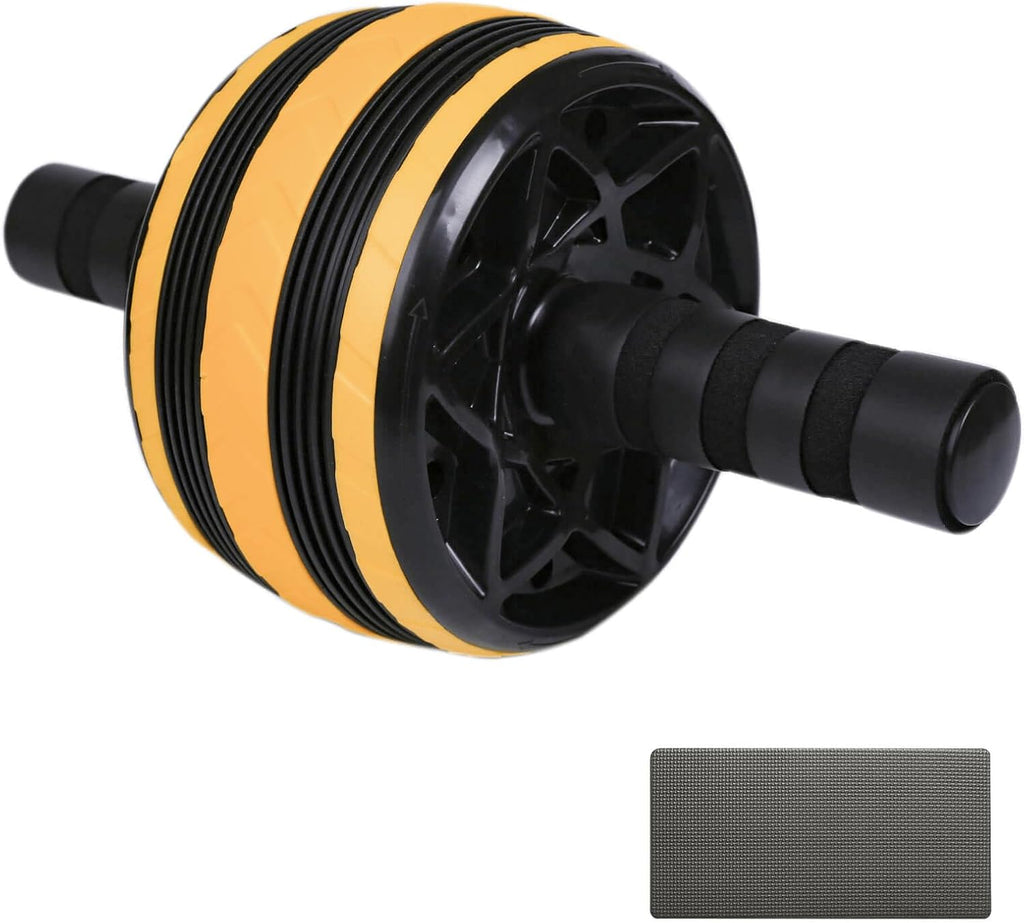AB Wheel Roller, Exercise Abdominal Wheel Fitness for Gym & Home, Core Work-out Strength-Training Roller