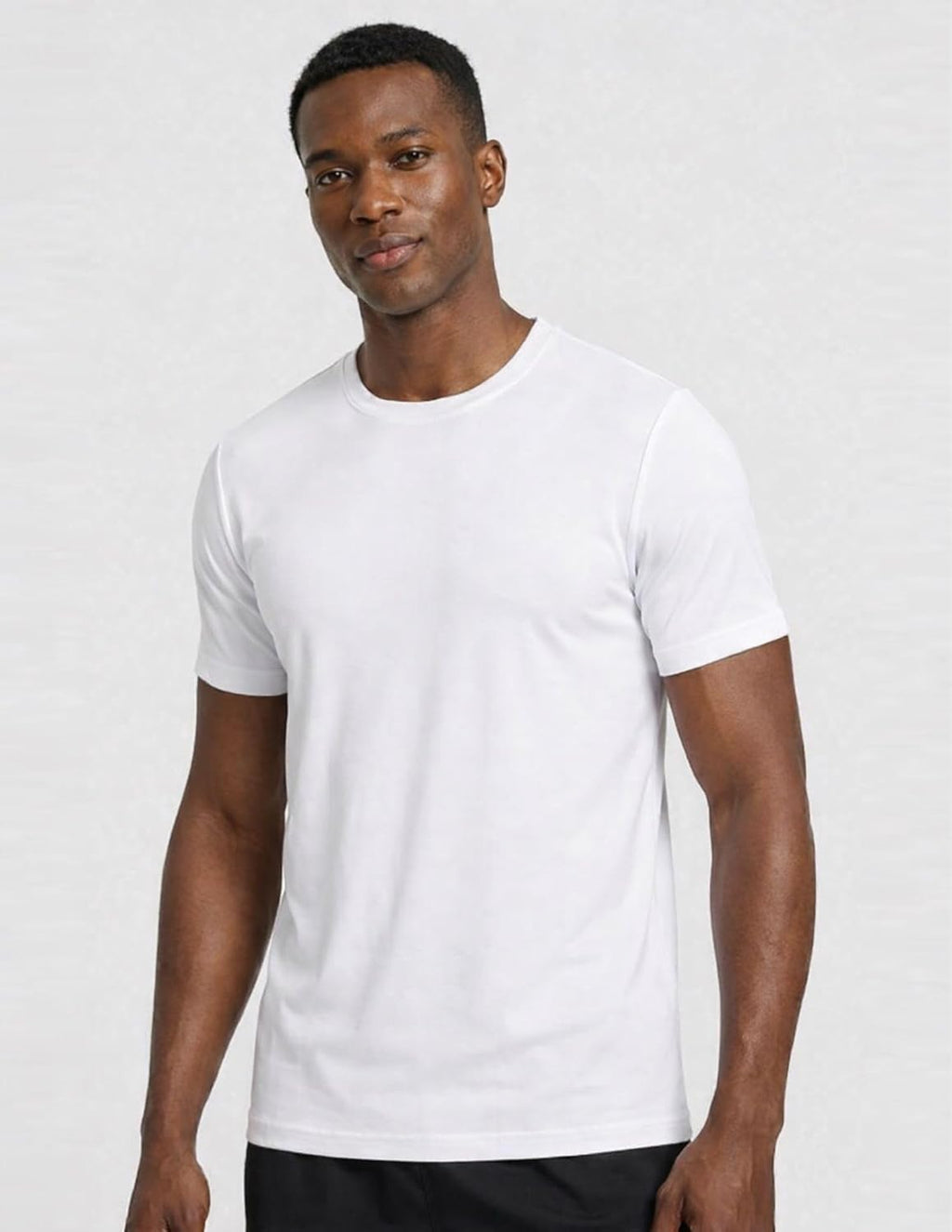 5 Pack Men’s Active Quick Dry Crew Neck T Shirts | Athletic Running Gym Workout Short Sleeve Tee Tops Bulk