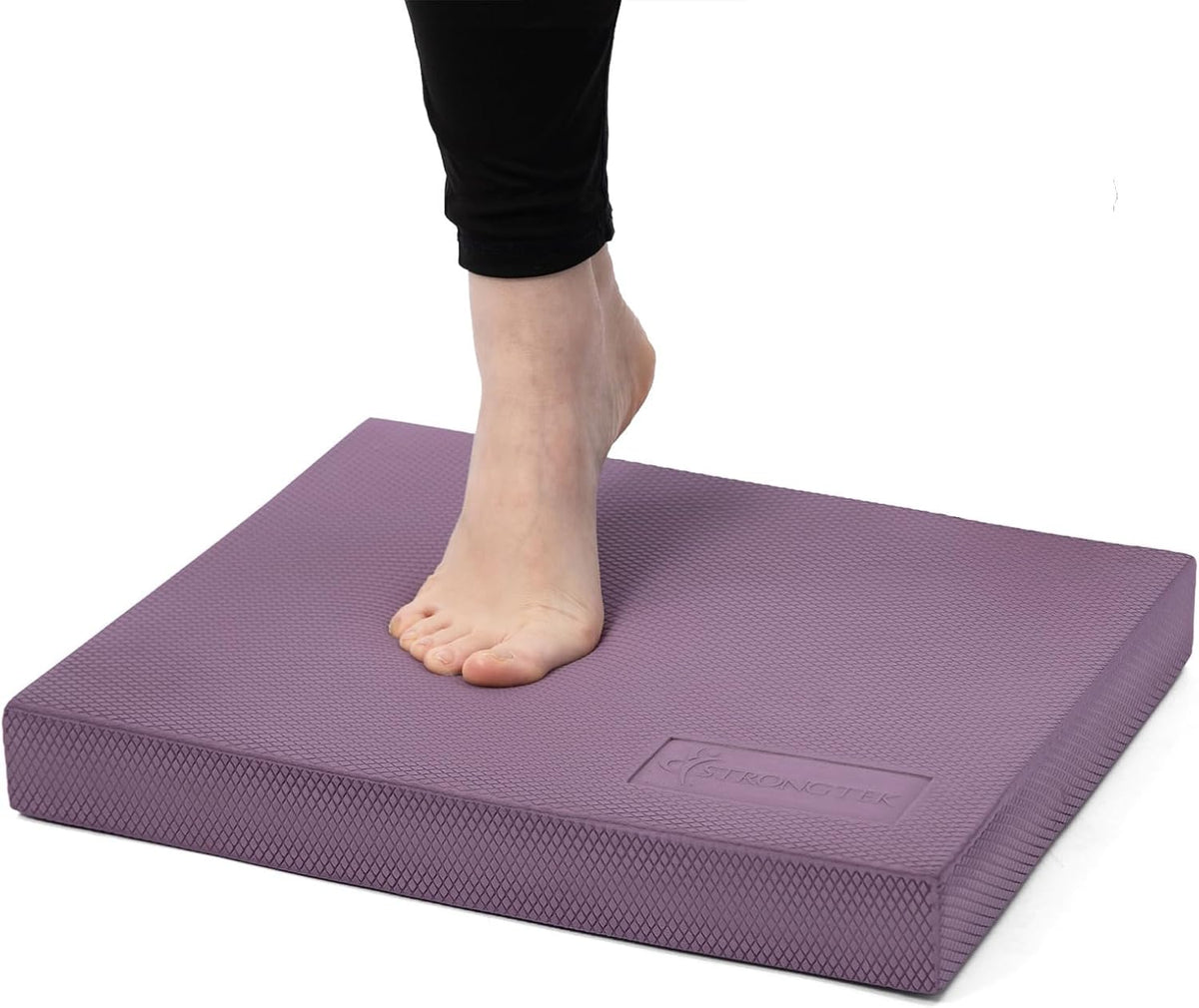 StrongTek Foam Balance Pad, High-Density TPE, 15.8 x 13 x 2 in, Non-Slip