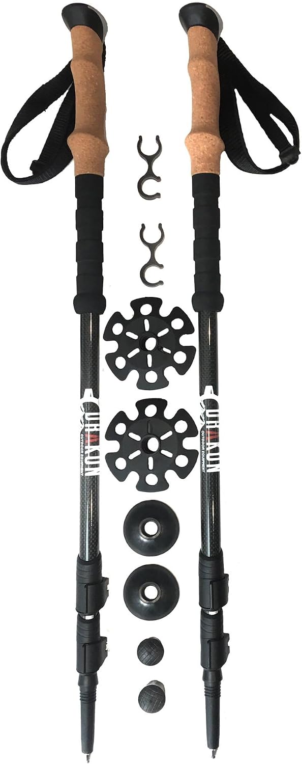 Drakon Sticks 2.0 Ultralight 100% Carbon Fiber Trekking Poles