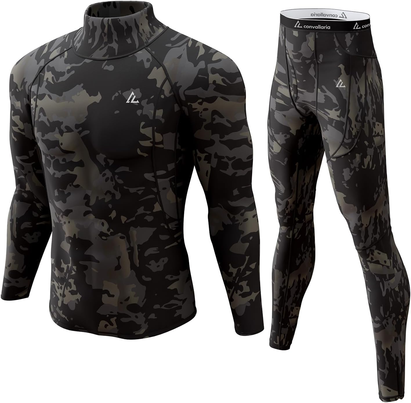 Mens Thermal Underwear Long Johns Set Cold Weather Hunting Base Layer