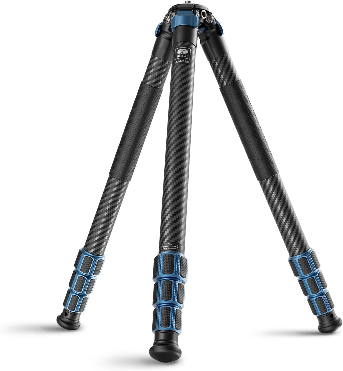 SIRUI 57"/145cm Carbon Fiber Camera Tripod, Max Laod 20KG, AM-324