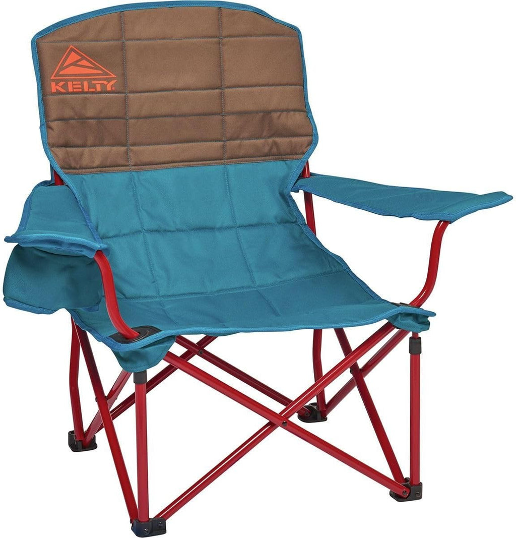 Kelty Lowdown Folding Chair, Camping Seat for Backyard Parties, Soccer Saturdays, Concerts, Beach, Tailgating (Lake)