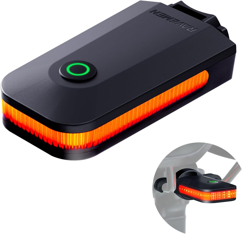 RAVEMEN CL01 Bike Tail Light, 300° Wide-Angle Rear Bicycle Light